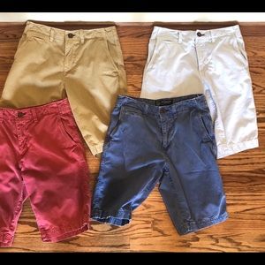 SET of FOUR American Eagle LONGBOARD Shorts W 29